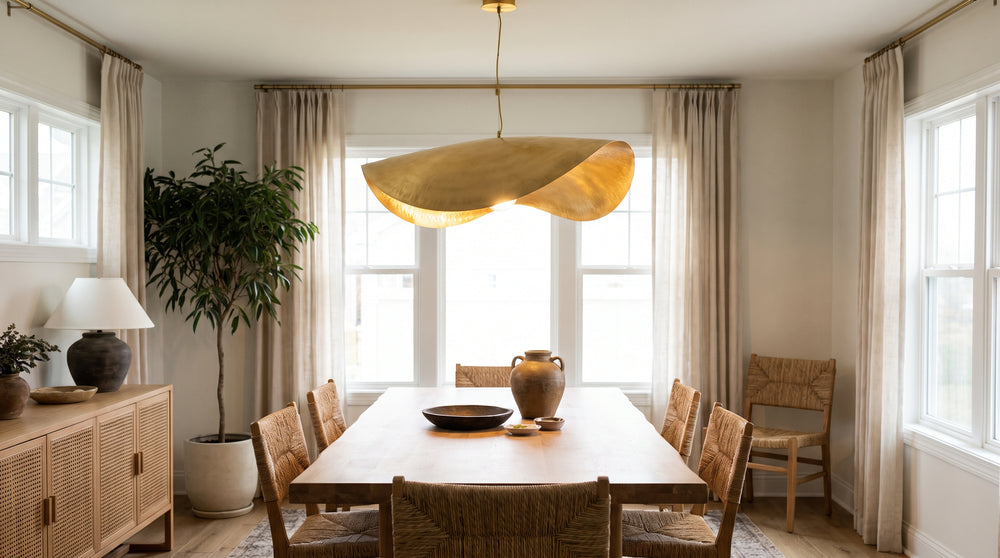 Hängeleuchten im goldenen Design