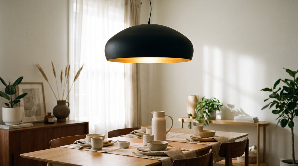 Pendelleuchten im schwarzen Design