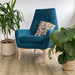 Blauer Sessel