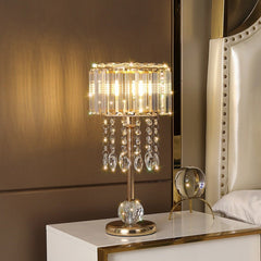Nachttischlampe aus Glas