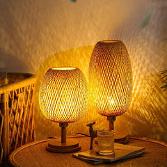 Rattanlampe