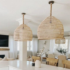 Hängeleuchte Rattan