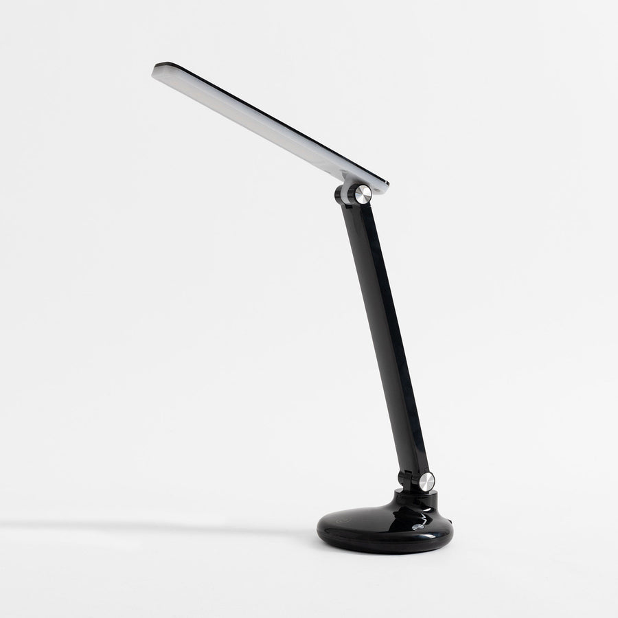 Lampe de bureau noire, L 13 cm