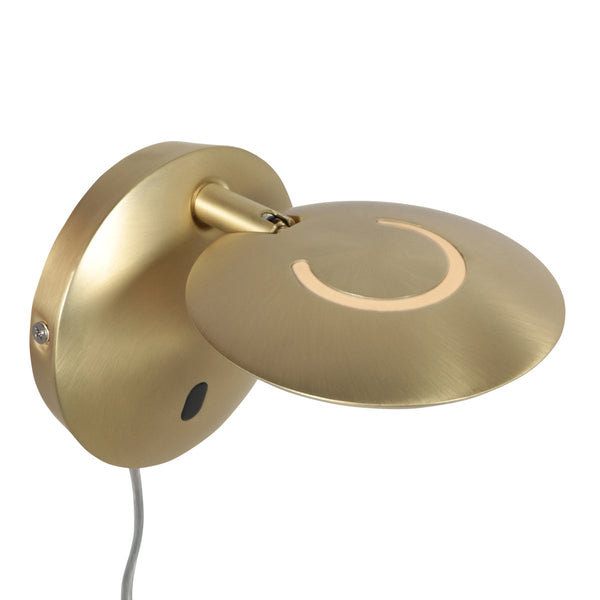 Wandleuchte Zenith2 goldfarben