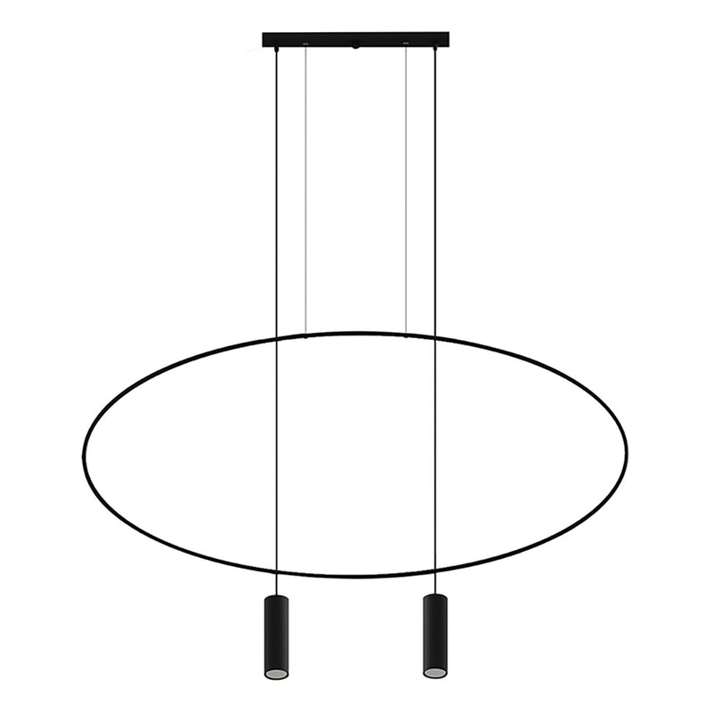 Lampe suspendue HOLAR 2 noir
