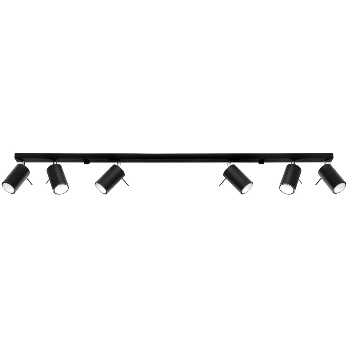Plafonnier RING 6L Noir