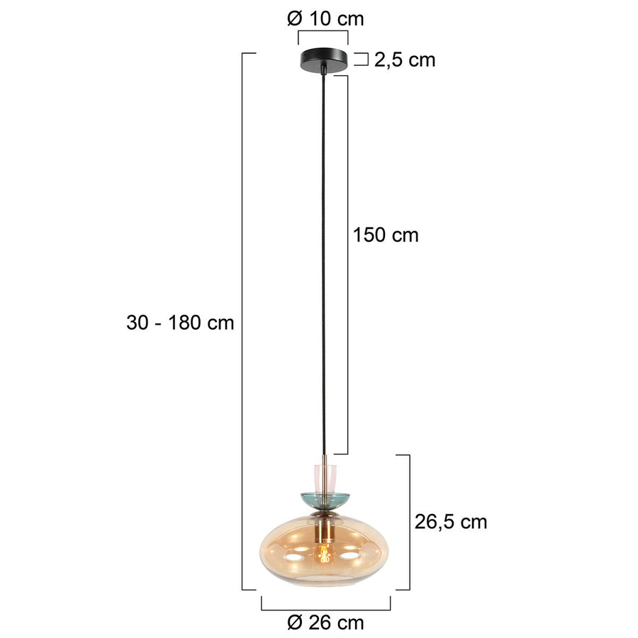 Suspension luminaire Malboo bronze