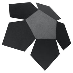 Wandleuchte PENTA schwarz