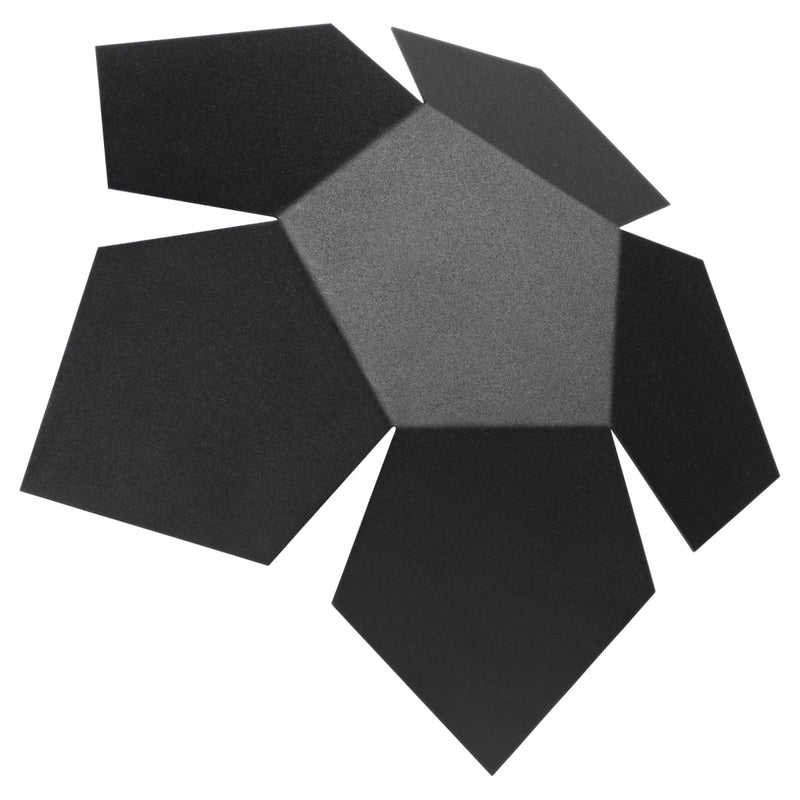 Wandleuchte PENTA schwarz