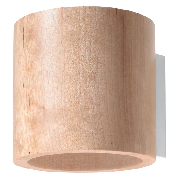 Wandleuchte ORBIS Naturholz