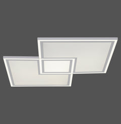 Plafonnier Edging blanc, H 67,7 cm