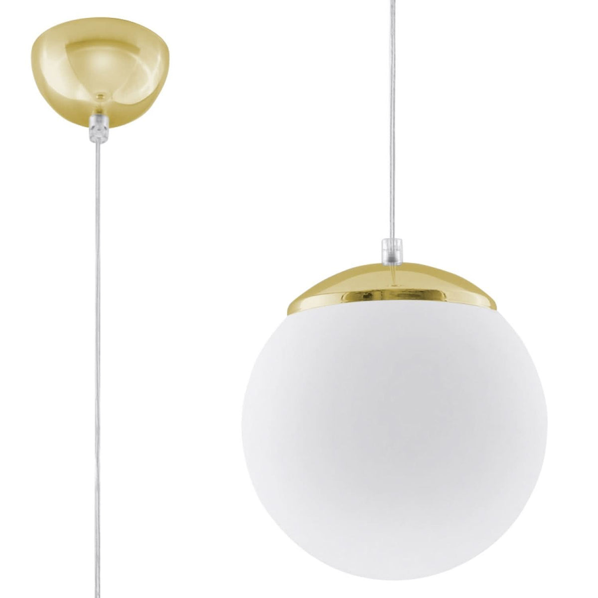 Lampe pendante UGO 20 Or blanc