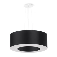SATURNO 50 Kronleuchter schwarz