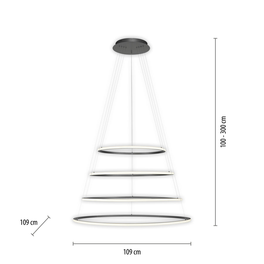 Suspension Tessara anthracite