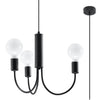 Kronleuchter PICCOLO 3 schwarz