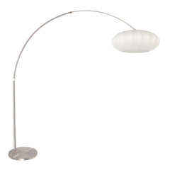 Stehlampe Luma-Nola silberfarben