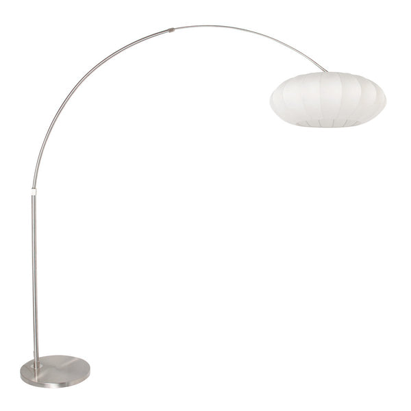 Stehlampe Luma-Nola silberfarben