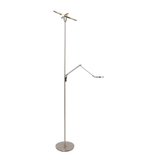 Stehlampe Soleil silberfarben