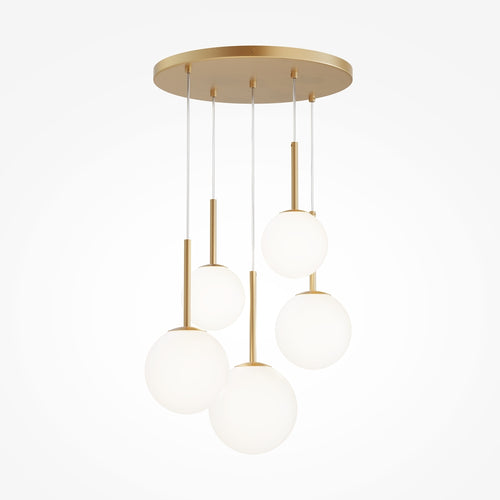Basic form Pendelleuchte goldfarben