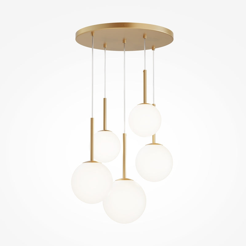 Basic form Pendelleuchte goldfarben