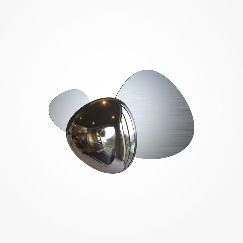 Jack-stone Wandleuchte silberfarben
