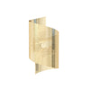 Wandleuchte Spirale gold
