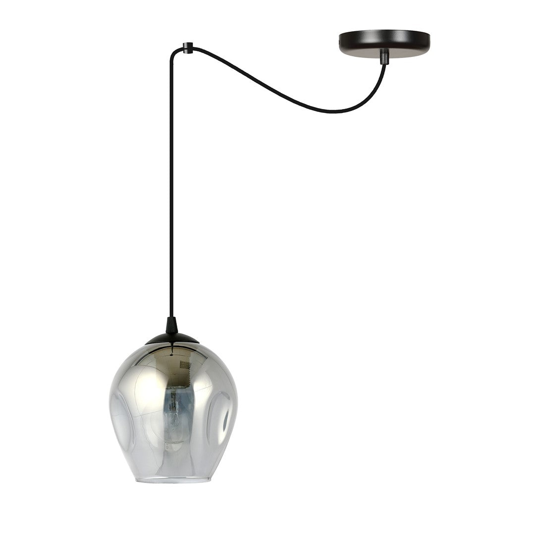 Suspension Level noire, verre graphite