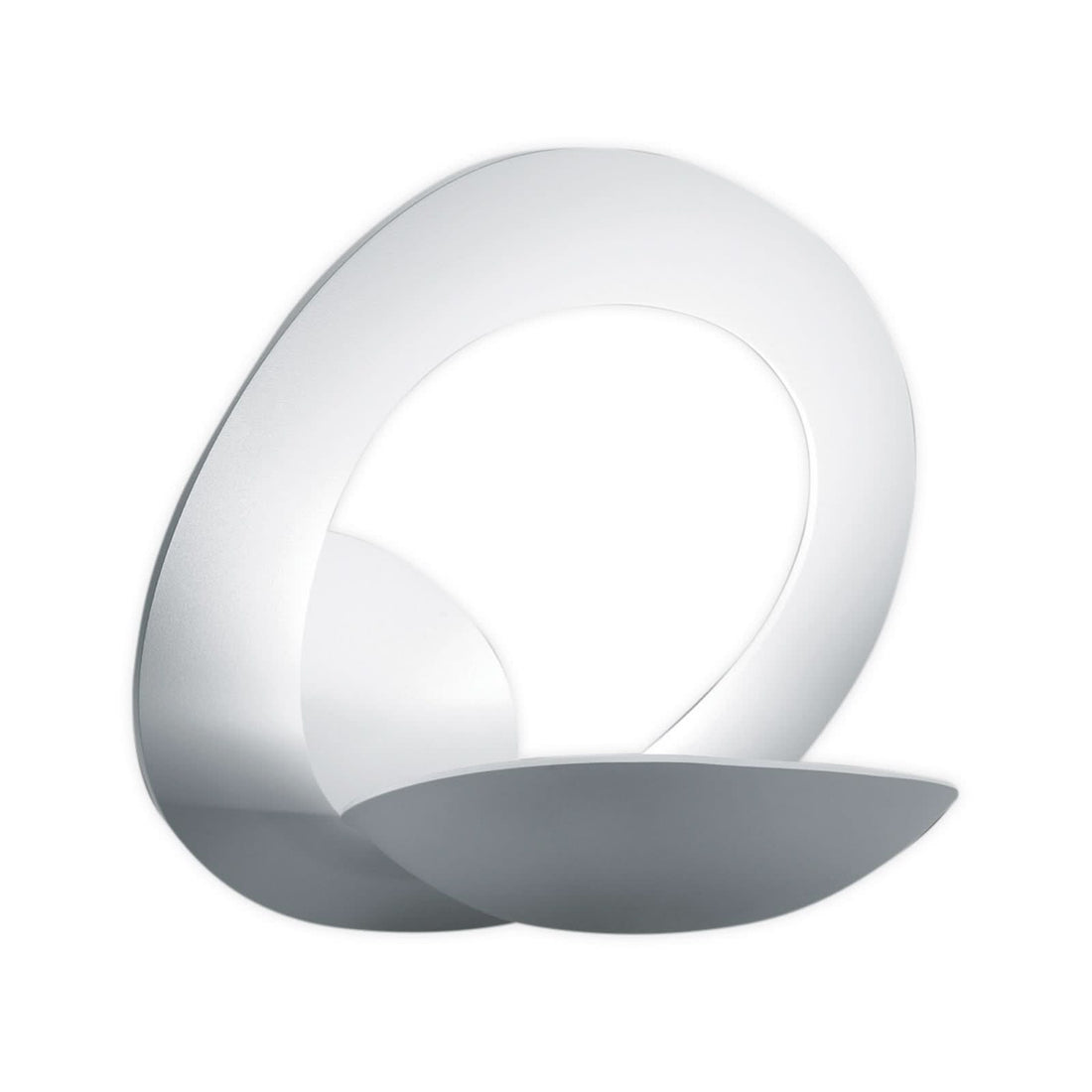 Applique murale Pirce en aluminium, blanc, hauteur 25 cm