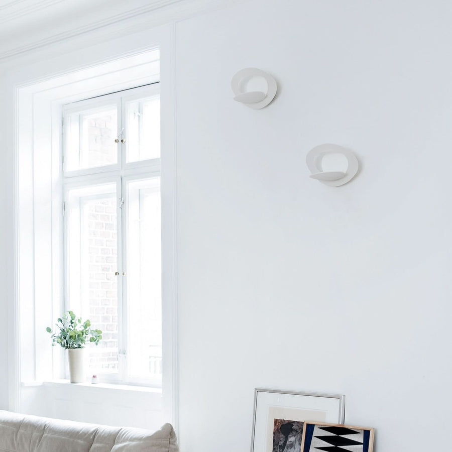 Applique murale LED Pirce Micro en aluminium, blanc, hauteur 14,8 cm, 2700 K
