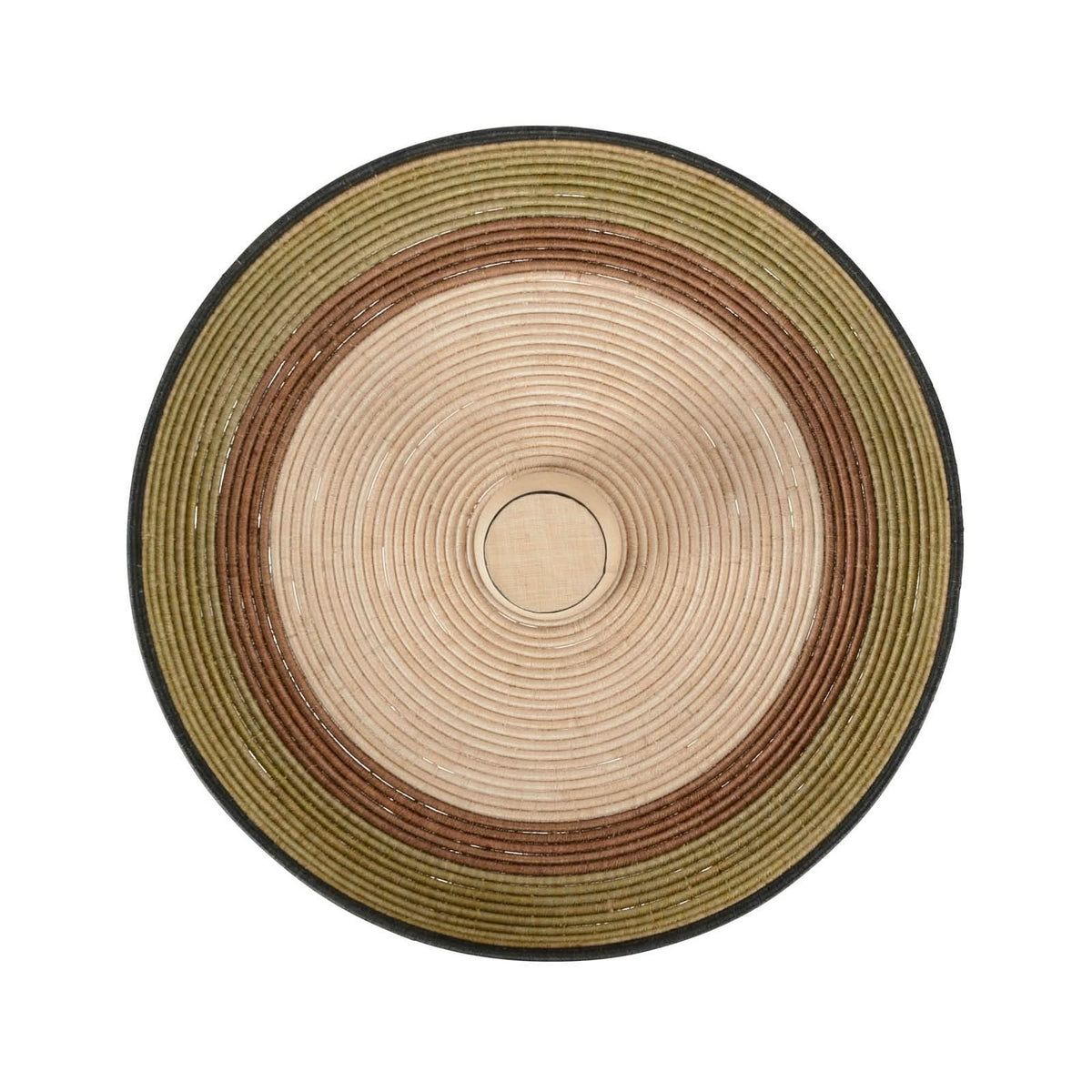 Applique murale Grass XL, vert et beige, Ø 100 cm