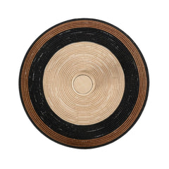 Applique murale Grass XL, marron et beige, Ø 100 cm