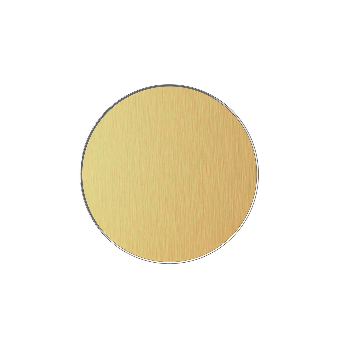 Applique murale LED LYD en aluminium, doré et transparent, Ø 23,5 cm