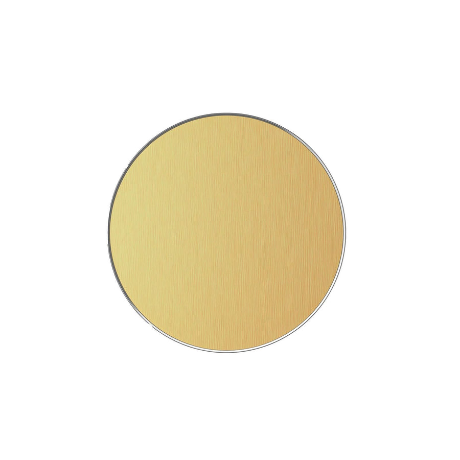 Applique murale LED LYD en aluminium, doré et transparent, Ø 23,5 cm