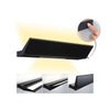 Applique murale LED Ranva 3-Step-dim en aluminium, noir, hauteur 3,3 cm