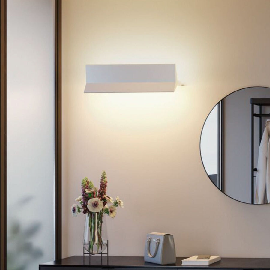 Applique murale LED Stine 3-Step-dim en aluminium, blanc, hauteur 17,1 cm