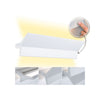 Applique murale LED Stine 3-Step-dim en aluminium, blanc, hauteur 17,1 cm