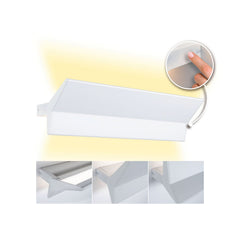 Applique murale LED Stine 3-Step-dim en aluminium, blanc, hauteur 17,1 cm