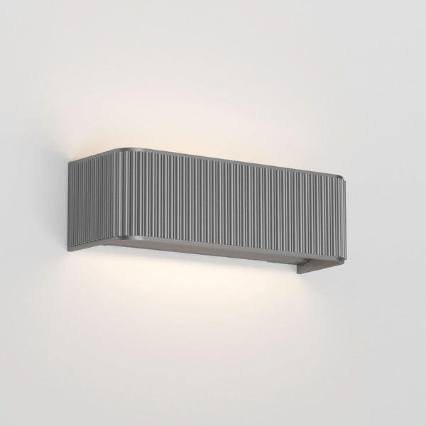 Applique murale LED Dresscode W2 2.700 en aluminium, graphite, hauteur 9 cm