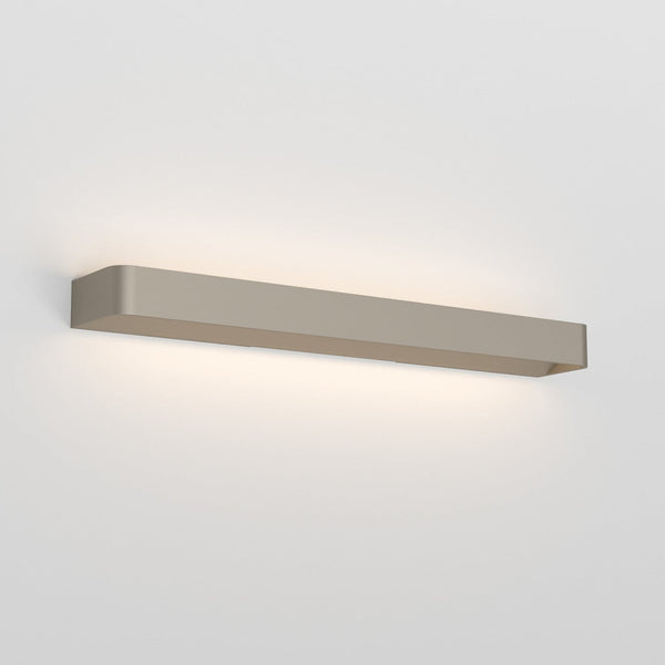 Applique murale LED Frame W3 2 en aluminium, bronze, hauteur 4,8 cm