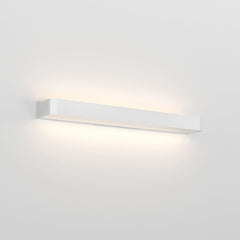 Applique murale LED Frame W3 3 en aluminium, chrome brillant, hauteur 4,8 cm