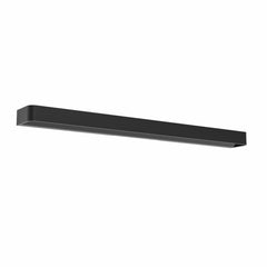 Applique murale LED Frame W4 3 en aluminium, noir mat, hauteur 4,8 cm