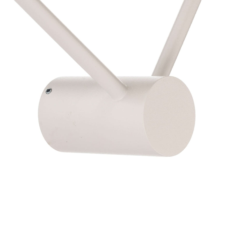 Applique murale Orbit II 20/40 en acier, blanc, 2 lumières, hauteur 32,5 cm