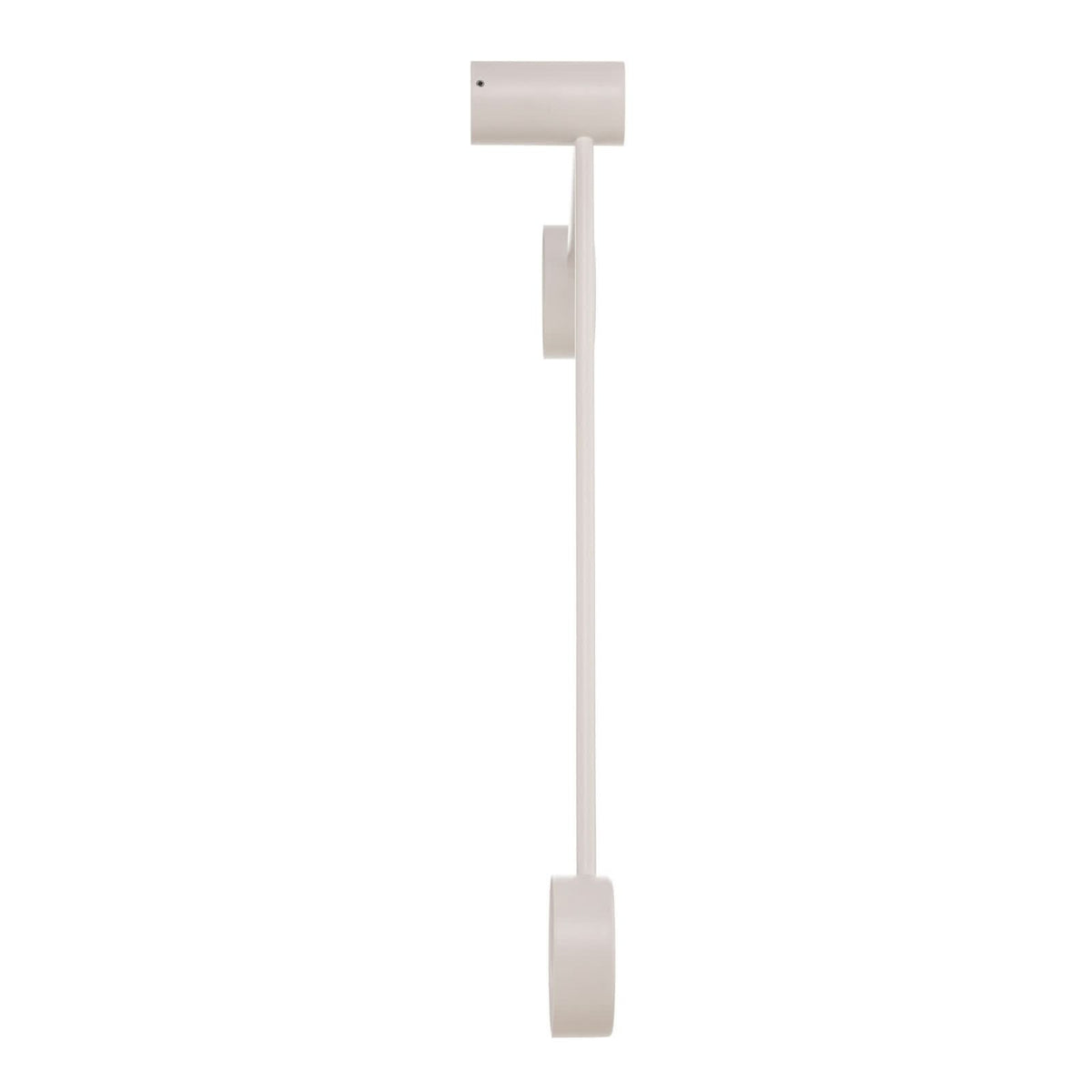 Applique murale Orbit II 20/40 en acier, blanc, 2 lumières, hauteur 32,5 cm