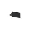 Applique murale LED Ipe W1 en aluminium, noir mat, hauteur 9,5 cm, 2700 K