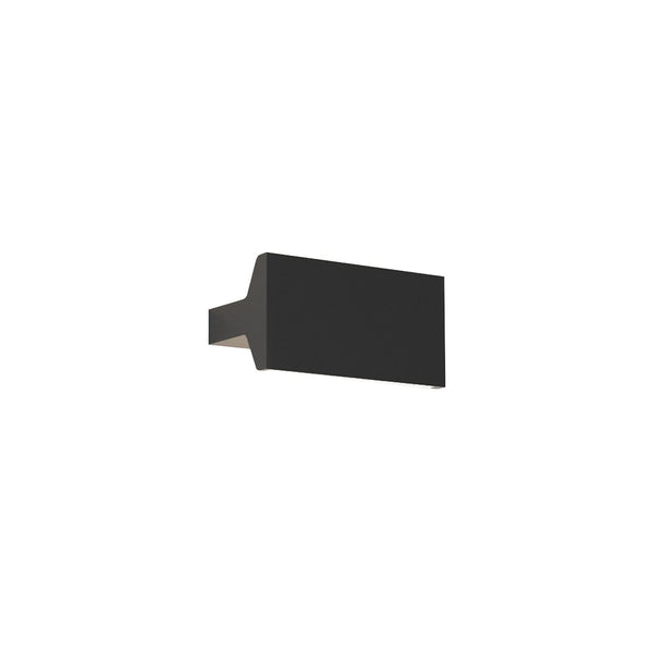 Applique murale LED Ipe W1 en aluminium, noir mat, hauteur 9,5 cm, 2700 K