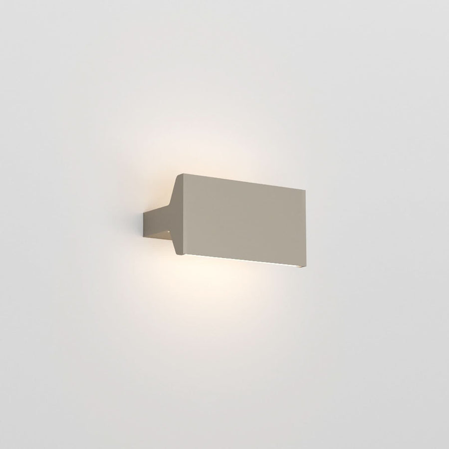 Applique murale LED Ipe W1 en aluminium, bronze, hauteur 9,5 cm, 2700 K