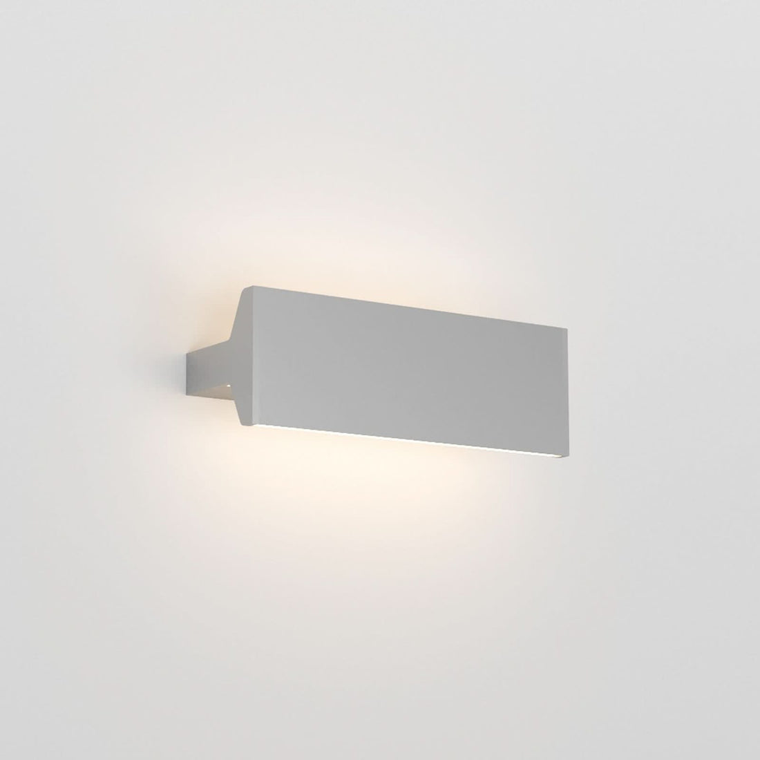 Applique murale LED Ipe W2 en aluminium, argent, hauteur 9,5 cm, 2700 K