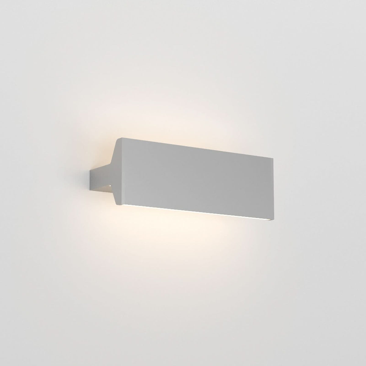 Applique murale LED Ipe W2 en aluminium, argent, hauteur 9,5 cm, 2700 K