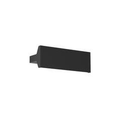 Applique murale LED Ipe W2 en aluminium, noir mat, hauteur 9,5 cm