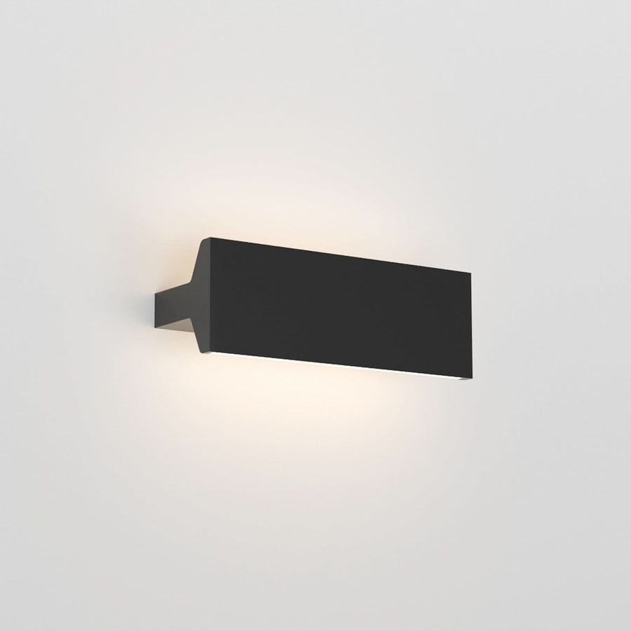 Applique murale LED Ipe W2 en aluminium, noir mat, hauteur 9,5 cm